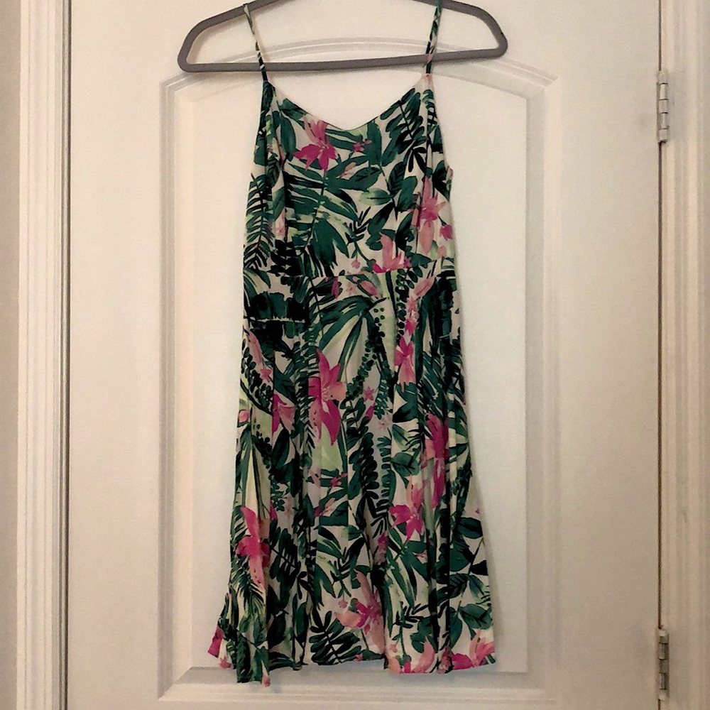 Old Navy Tropical Print Mini Dress